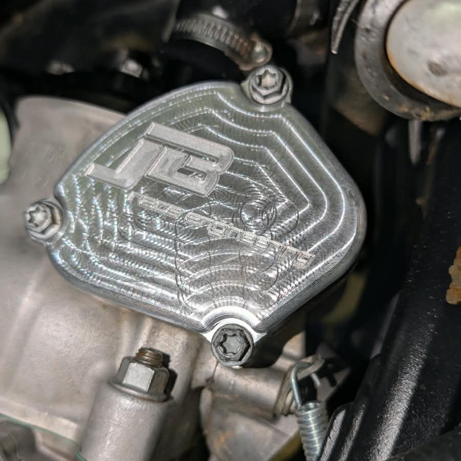125 / 150 TBI Powervalve Cover rechts Race