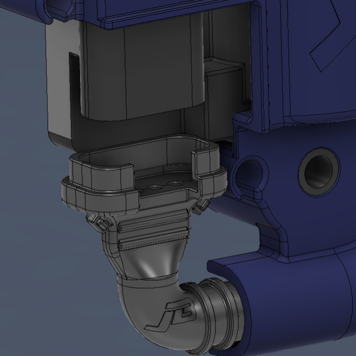 Powervalve Servo Cover mit Steckerschutz